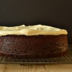 Guinness Chocolate Cake with cream cheese icing