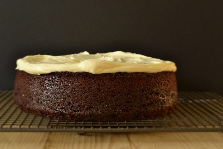 Guinness Chocolate Cake with cream cheese icing