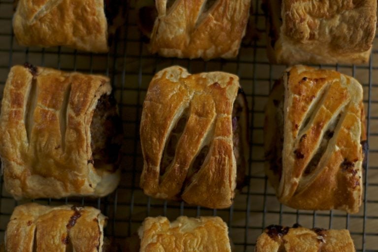 Posh Cranberry Sausage Rolls
