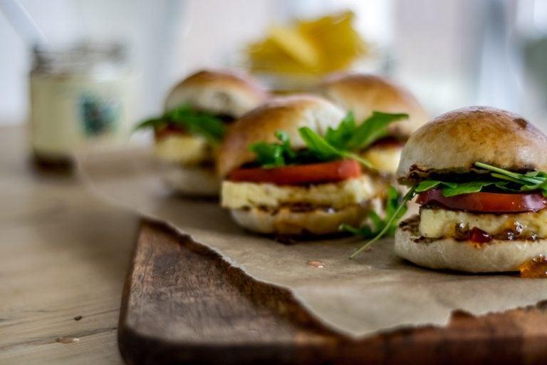 halloumi sliders