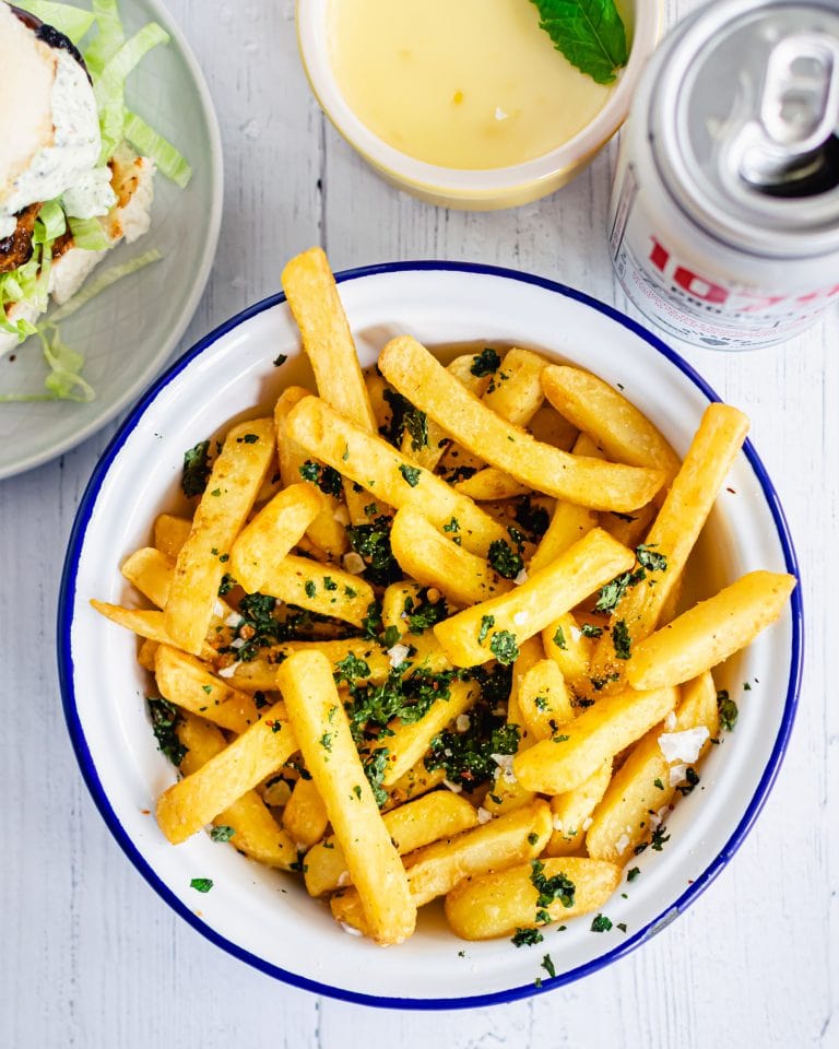 Easy Herby Garlic Fries