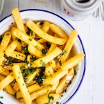 herby garlic fries