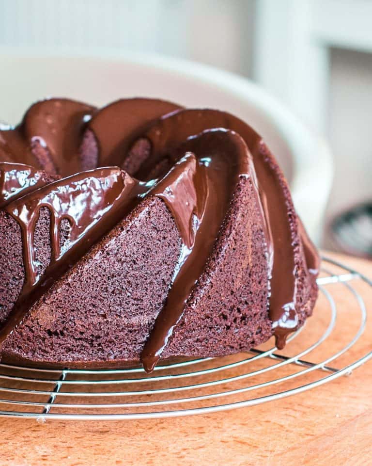 mocha chocolate bundt cake