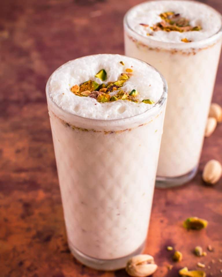 Indian Pistachio Lassi in cup